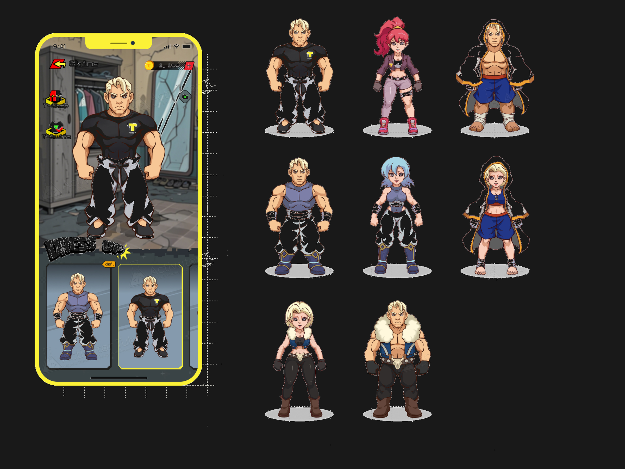 Cast & Customization